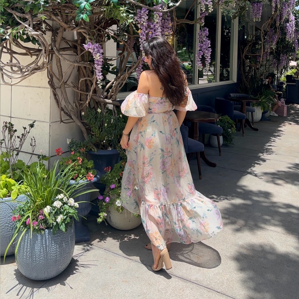 Abercrombie & Fitch Floral High Low Dress